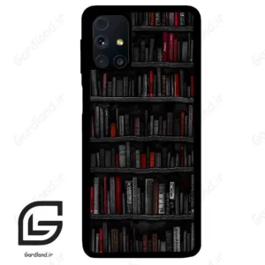 قاب گوشی سامسونگ ام 31 اس (Galaxy M31s ) طرح کتابخانه کد 2540