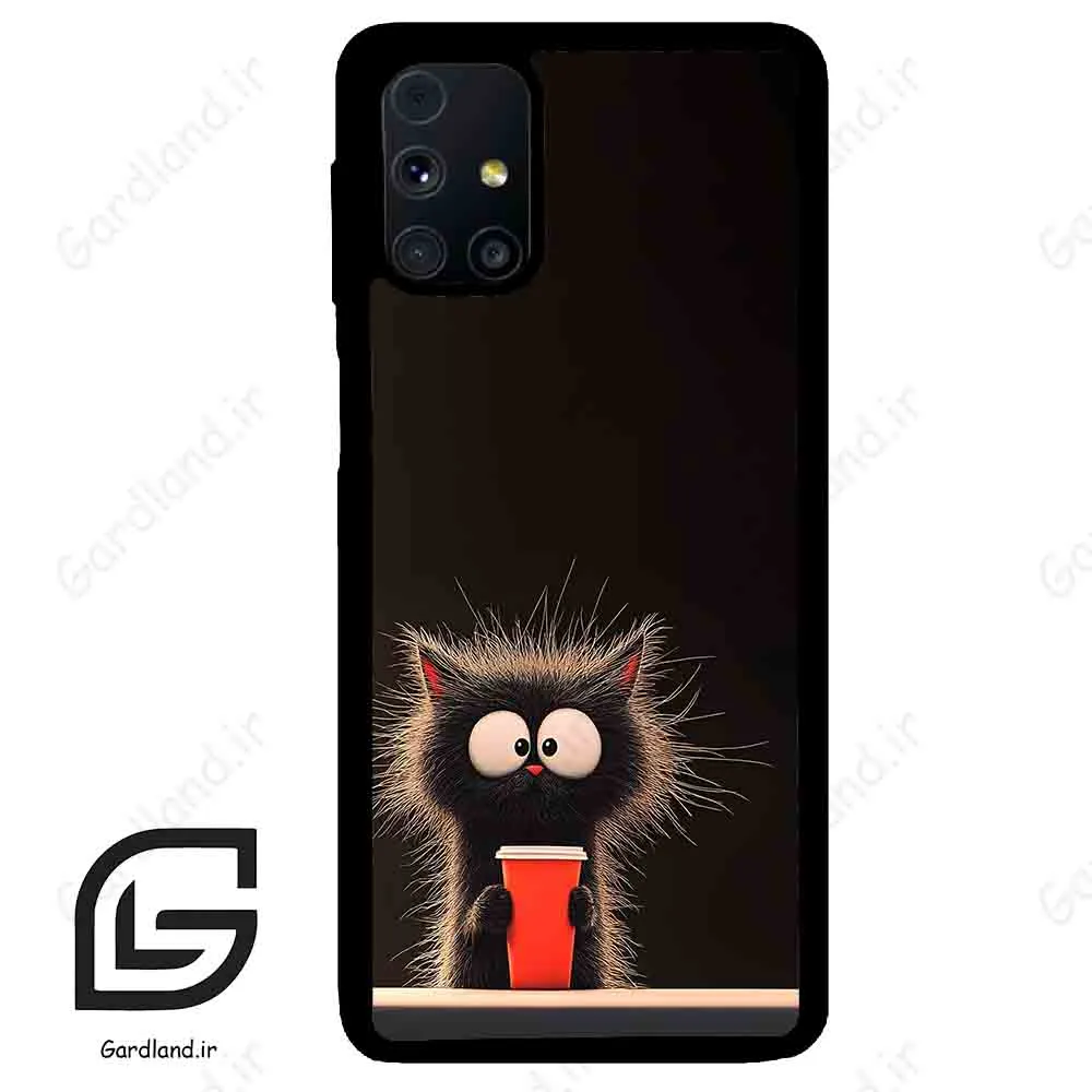 قاب گوشی سامسونگ ام 31 اس (Galaxy M31s ) طرح گربه کد 2580