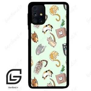 قاب گوشی سامسونگ ام 31 اس (Galaxy M31s ) طرح گربه کد 2622
