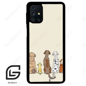 قاب گوشی سامسونگ ام 31 اس (Galaxy M31s ) طرح سگ کد 2630