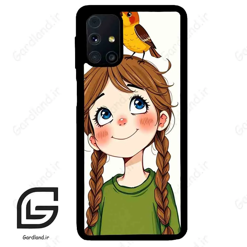 قاب گوشی سامسونگ ام 31 اس (Galaxy M31s ) طرح دختر کد 2640