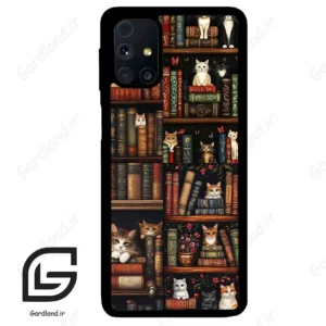 قاب گوشی سامسونگ ام 31 اس (Galaxy M31s ) طرح کتابخانه کد 2675
